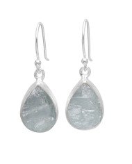Natural Aquamarine Earrings | 925 Sterling Silver Gemstone Jewelry