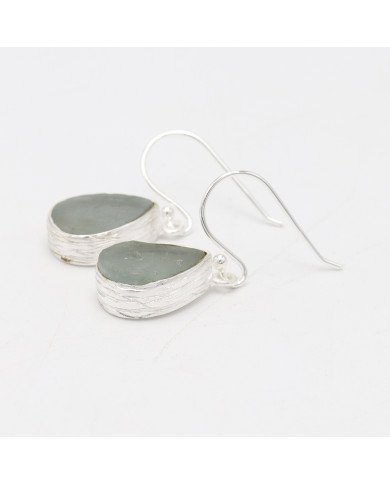 Natural Aquamarine Earrings | 925 Sterling Silver Gemstone Jewelry