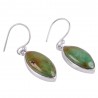 Natural Turquoise Gemstone Earring 925 Silver cool earrings for women