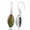 Natural Turquoise Gemstone Earring 925 Silver cool earrings for women