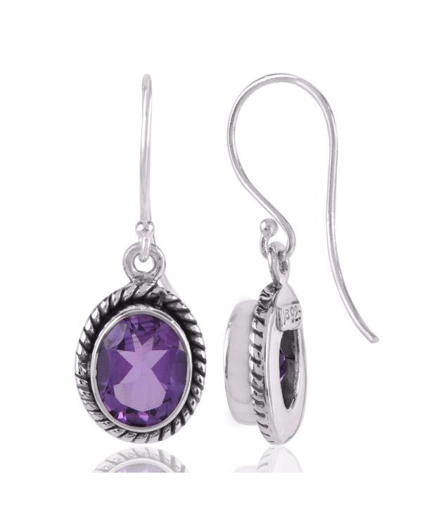 Amethyst 925 Silver Designer Earring small earrings for women