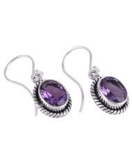 Amethyst 925 Silver Designer Earring small earrings for women