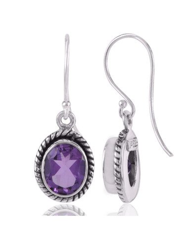 Amethyst 925 Silver Designer Earring small earrings for women