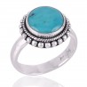 American Turquoise Gemstone 925 Solid Sterling Silver Promise Ring