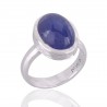 Tanzanite Gemstone Sterling Silver Promise Everyday Ring
