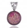 Titenium Drusy and Sterling Silver Pendant Locket