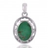 Best Price Pendant Made with Genuine Chrysoprase with 925 Sterling Silver