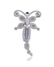 Sterling Silver Blue Topaz Gemstone Pendant | Jewels Artisan