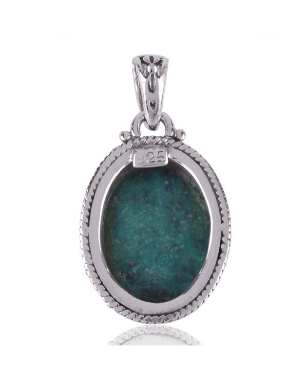 Sterling Silver and Turquoise Wholesale Jewelry Pendant Necklace