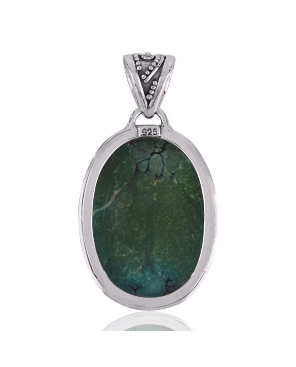 Wholesale Handmade Jewelry Turquoise and Solid Silver Designer Pendant