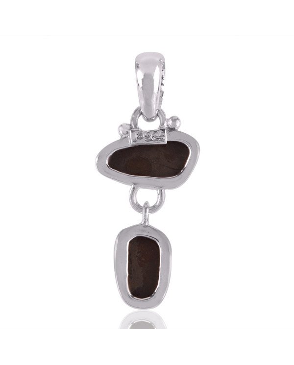 Canadian Ammolite Jewelry Pendant Made with Sterling Silver