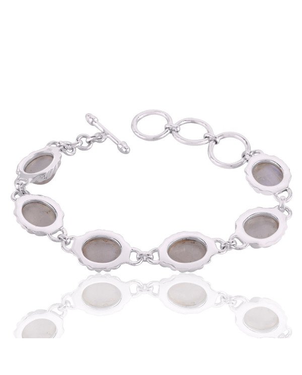 Moonstone Bracelet | 925 Sterling Silver Handmade Jewelry