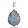 Labradorite 925 Sterling Solid Silver Pendant by Jewels Artisan