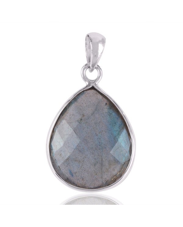 Labradorite 925 Sterling Solid Silver Pendant by Jewels Artisan