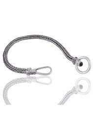 Amethyst Snake Chain Bracelet | 925 Sterling Silver Handmade Jewelry