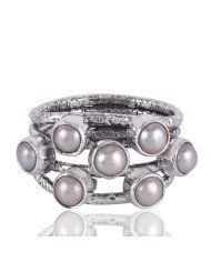 South Sea Pearl Ring Sterling Silver Ring