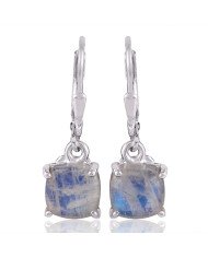 Rainbow Moonstone Birthstone Earring Cool Silver Earrings