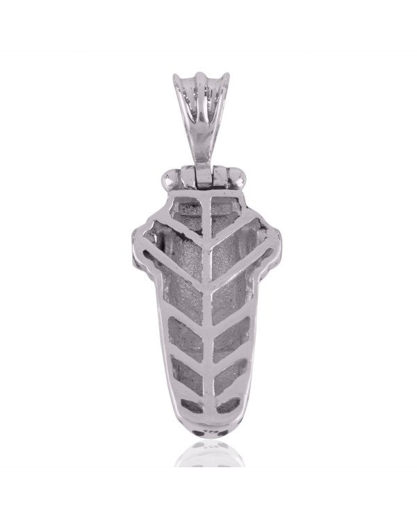 Sterling Silver and Black Onyx Designer Skull Pendant Locket Jewelry