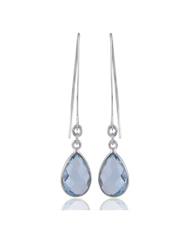 Ametyst Gemstone 925 Sterling Silver Earring
