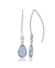 Ametyst Gemstone 925 Sterling Silver Earring