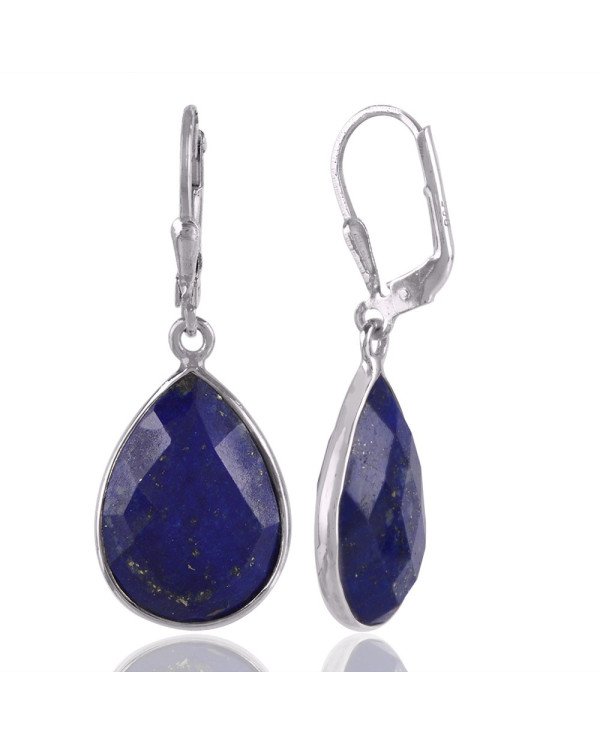 Lapis Gemstone 925 Sterling Silver Earring
