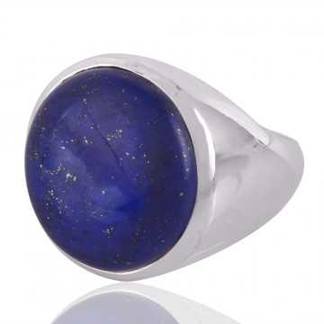 Lapis Gemstone 925 Sterling Silver Ring