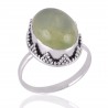 Prehnite Gemstone 925 Sterling Silver Ring