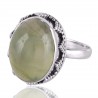 Prehnite Gemstone 925 Sterling Silver Ring