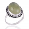 Prehnite Gemstone 925 Sterling Silver Ring