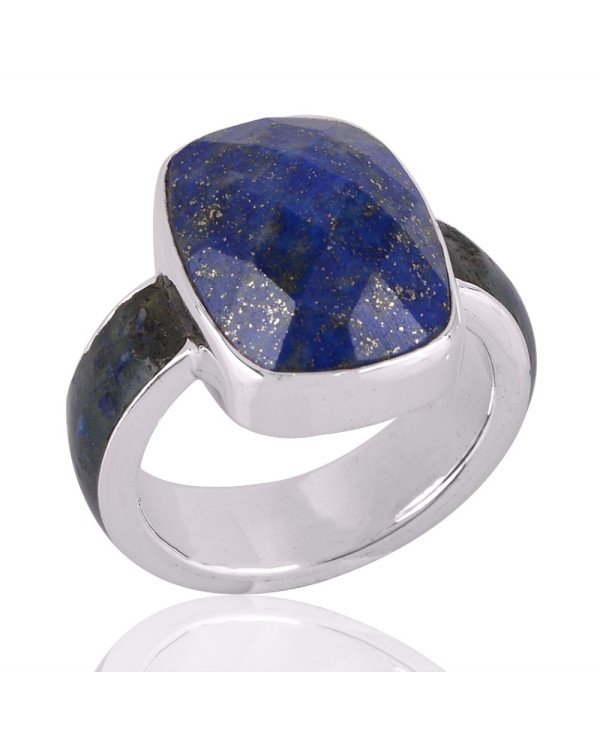 Lapis Gemstone 925 Sterling Silver Ring
