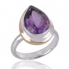 Amethyst Gemstone 925 Sterling Silver Ring
