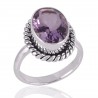 Amethyst Gemstone 925 Sterling Silver Ring