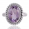 Amethyst Gemstone 925 Sterling Silver Ring