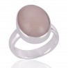 Pink Opal Gemstone 925 Sterling Silver Ring