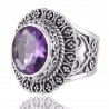 Amethyst Gemstone 925 Sterling Silver Ring