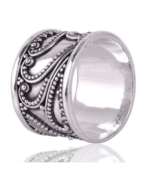 Rainbow Calsilica Gemstone 925 Sterling Silver Ring