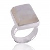 Rainbow moonstone Gemstone 925 Sterling Silver Ring