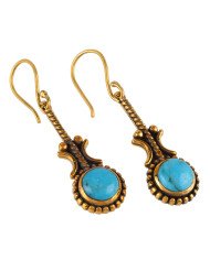 Arizona Turquise Gemstone 925 Sterling Silver Earring