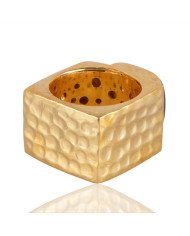 Bronze Metal Stunning Design Lapis Lazuli Ring For Men