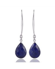 Lapis Gemstone 925 Sterling Silver Earring