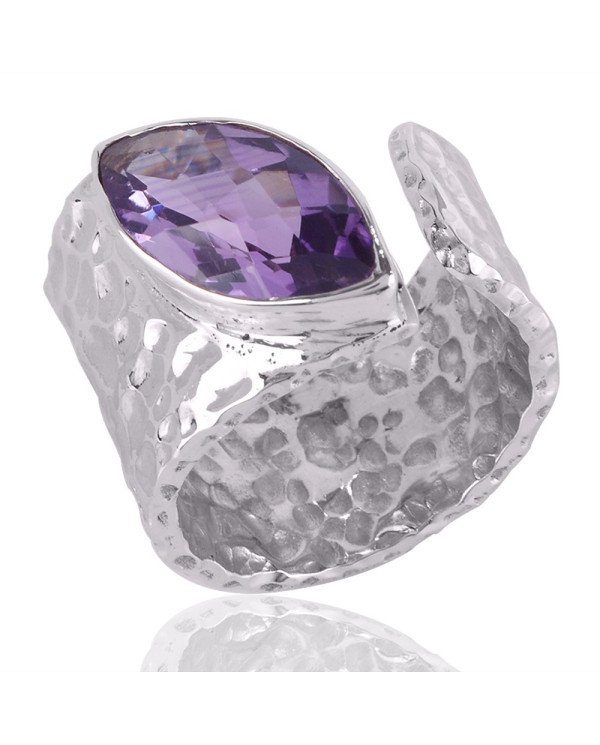 Amethyst Gemstone 925 Sterling Silver Ring