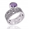 Amethyst Gemstone 925 Sterling Silver Ring