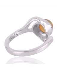 Ethiopian Opal Gemstone 925 Sterling Silver Ring