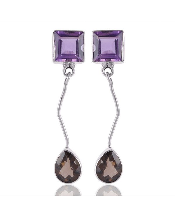 Beautifully handmade Design Amethyst Gemstone Earring by Jewels Artisan