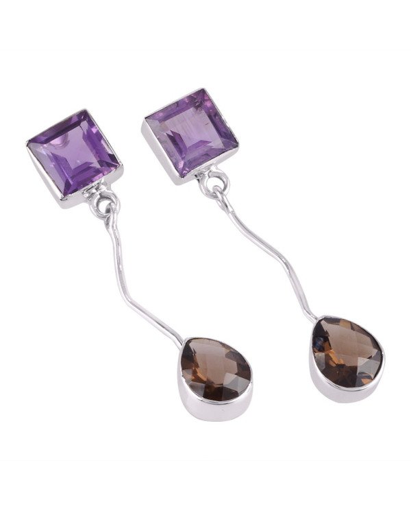 Beautifully handmade Design Amethyst Gemstone Earring by Jewels Artisan