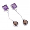 Beautifully handmade Design Amethyst Gemstone Earring by Jewels Artisan