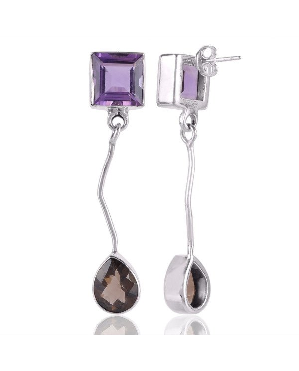 Beautifully handmade Design Amethyst Gemstone Earring by Jewels Artisan