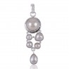 Natural Pearl Gemstone Sterling Silver Pendant | Jewels Artisan