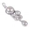 Natural Pearl Gemstone Sterling Silver Pendant | Jewels Artisan