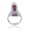 Natural Purple Copper Turquoise Gemstone Sterling Silver Ring | Jewels Artisan